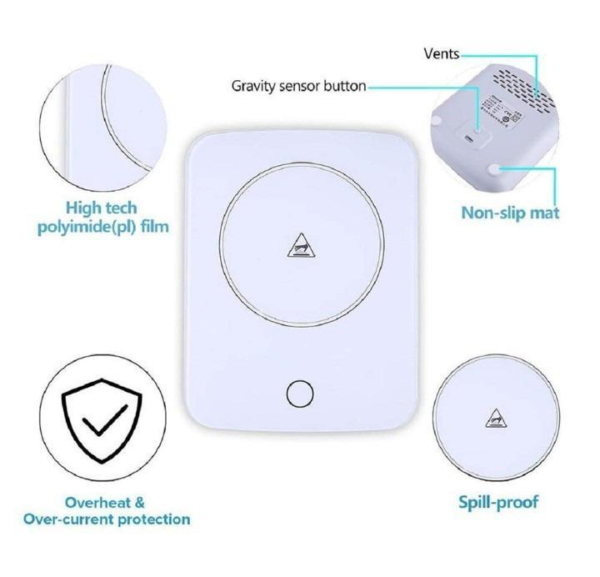 USB electric coffee mug heating coaster - Image 2