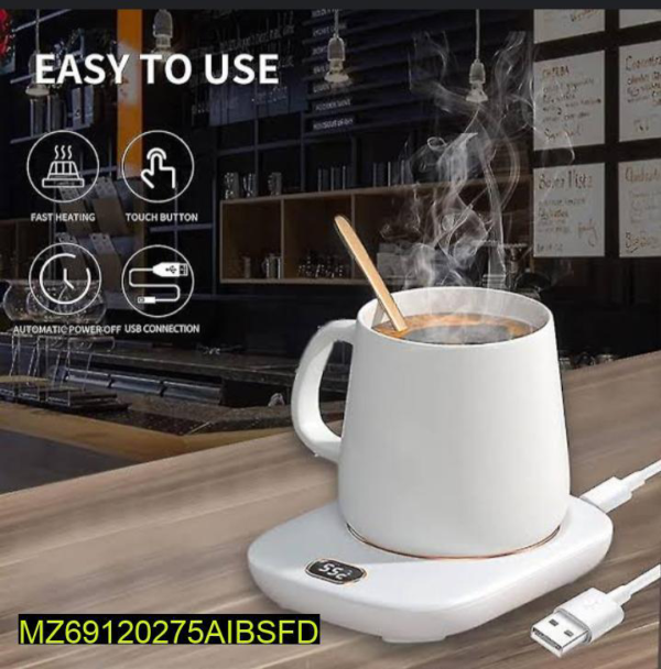 USB electric coffee mug heating coaster - Image 5