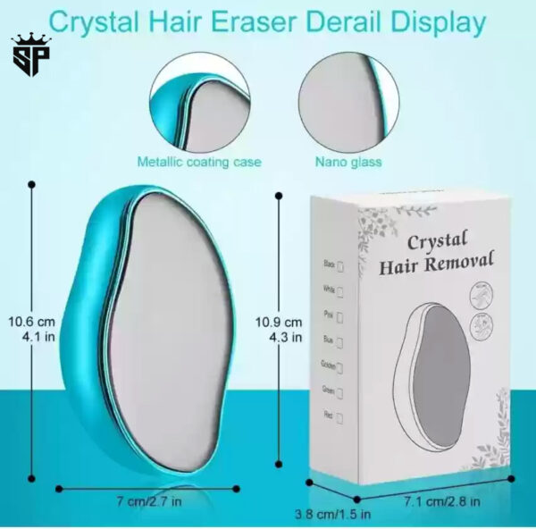Portable Magic Hair Remover for Arms Legs Back , Crystal Hair Eraser - Image 4