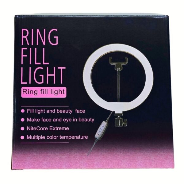Ring Light 10 Inches + Right Light Stand 7 Ft | Best for Photography & Video - Image 3